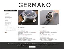 Tablet Screenshot of germano.de